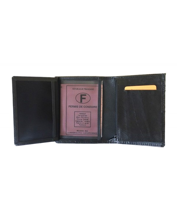 Portefeuille compact noir