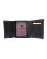 Portefeuille compact noir