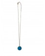 Collier - argenté turquoise