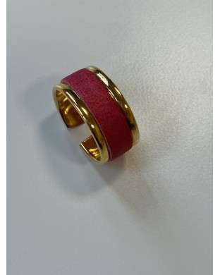 Bague en Laiton couleur Argenté - Rose