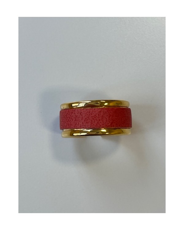 Bague en Laiton couleur Argenté - Rose