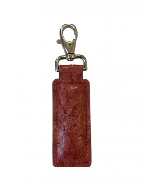 Porte-clés écailles vieux rose
