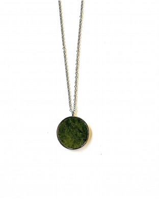 Collier - argenté kaki