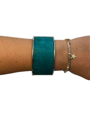 Majesté argenté - turquoise