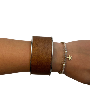 Majesté plaqué rhodium - caramel