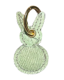 Porte-clé lapin - pistache