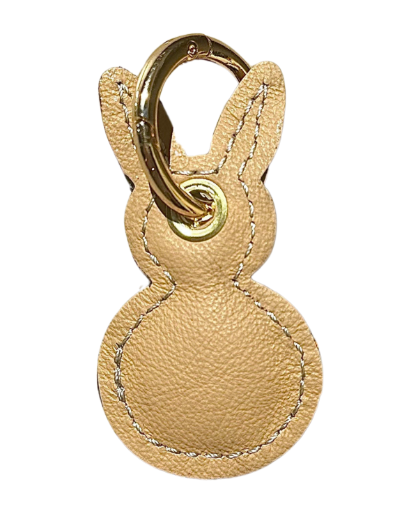 Porte-clé lapin - turquoise
