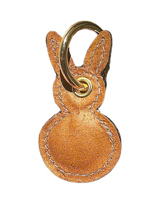 Porte-clé lapin - caramel