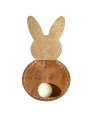 Lapin caramel – Décoration de table artisanale