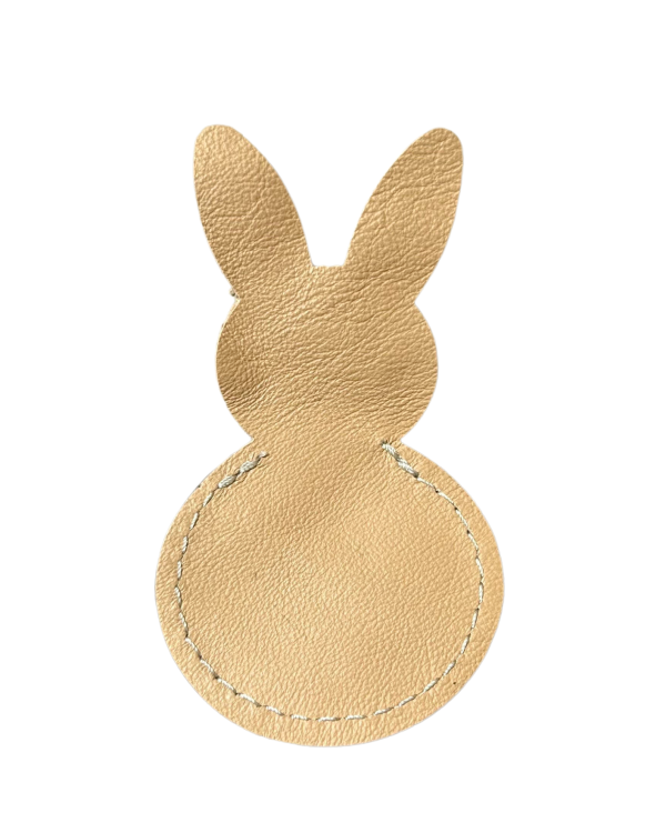 Lapin fuchsia - Décoration de table artisanale