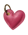 Porte-clés cœur - fuchsia