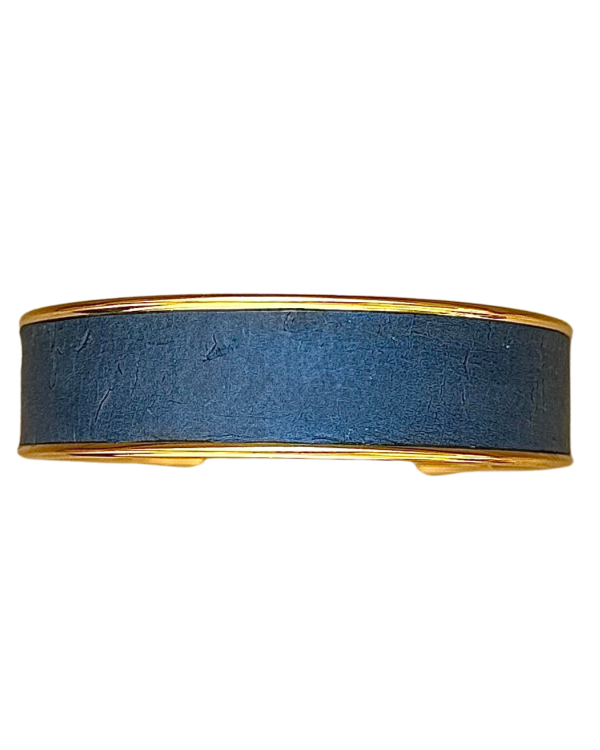 Manchette dorée - bleu roi