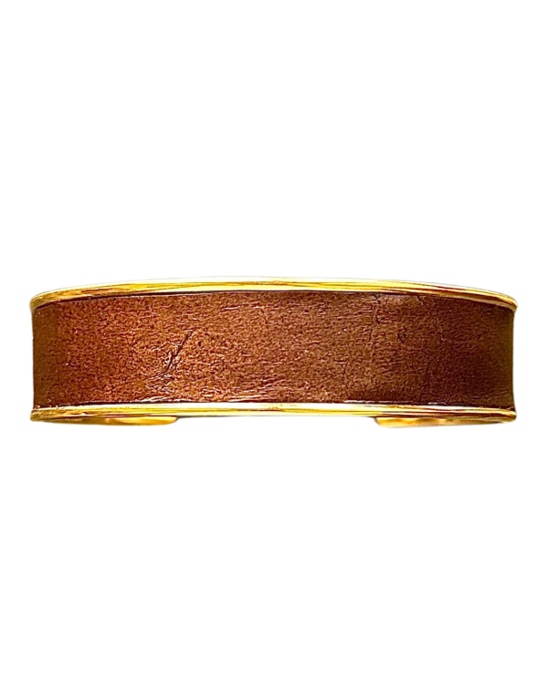 Manchette dorée - marron