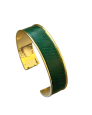 Manchette dorée - vert sapin