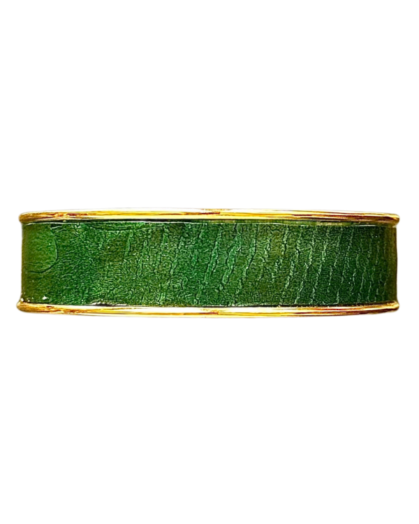 Manchette dorée - vert sapin