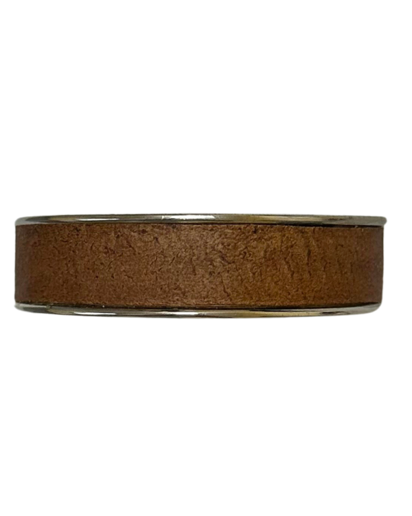 Manchette argentée - caramel