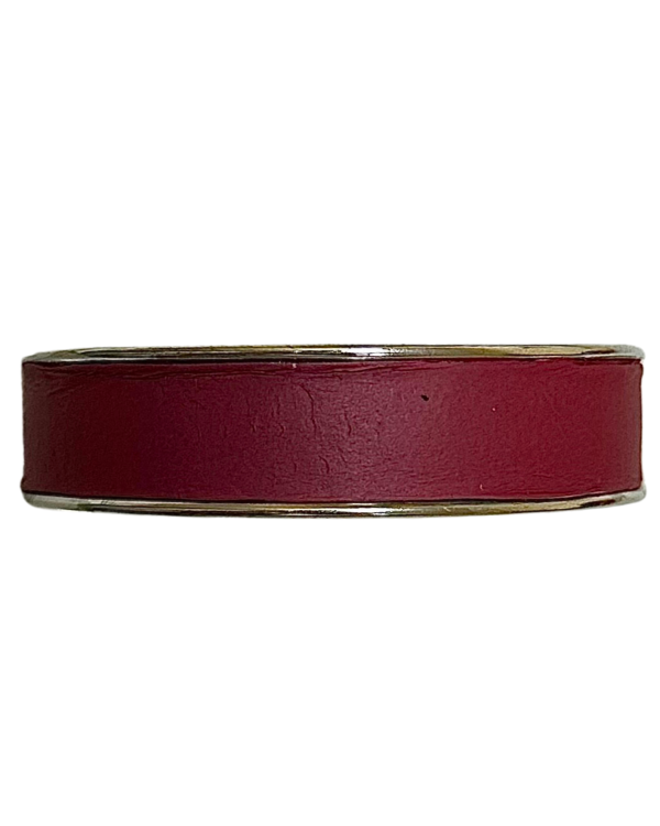 Manchette argentée - fuchsia