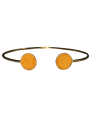 Bracelet bi-ronds - miel