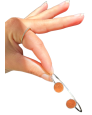 Bracelet bi-ronds - caramel