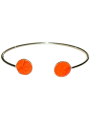 Bracelet bi-ronds - orange