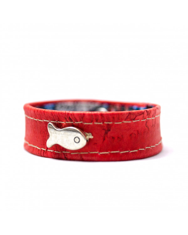 Bracelet Poisson fuchsia