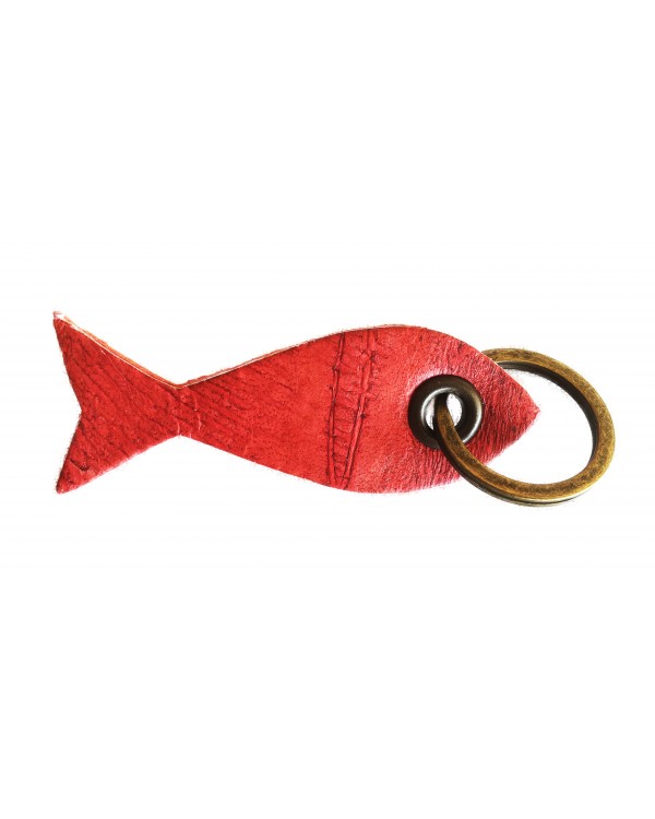 Porte-clés poisson fuchsia