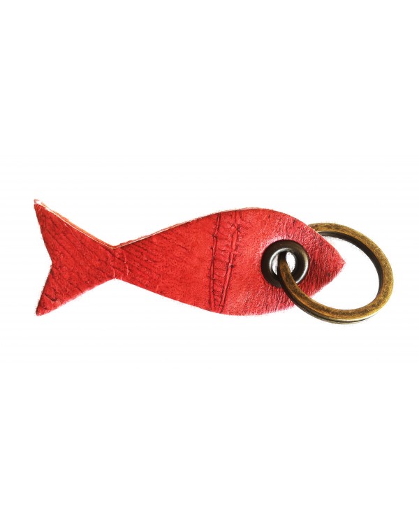 Porte-clés poisson fuchsia