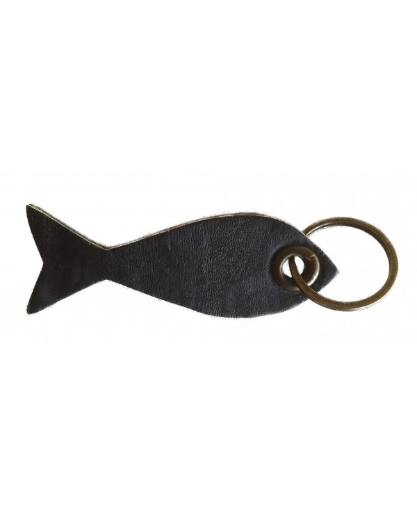 Porte-clés poisson noir
