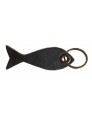 Porte-clés poisson noir