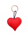 Porte-clés coeur rouge