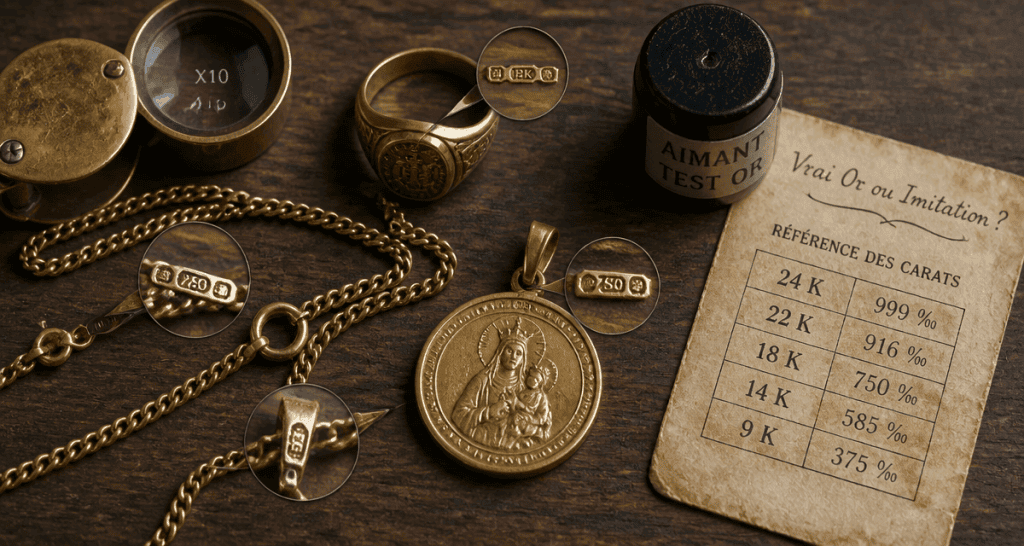comment savoir si c est de l or bijoux testés
