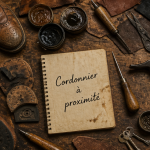 Cordonnier à proximité établi chaussures outils
