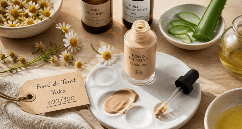 meilleur fond de teint yuka bio palette ingrédients naturels