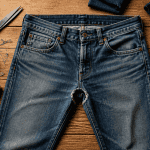 réparer un trou dans un jean sans machine à coudre avec outils