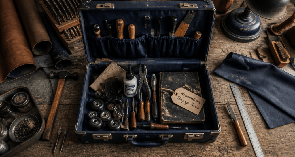 reparer valise paris atelier outils