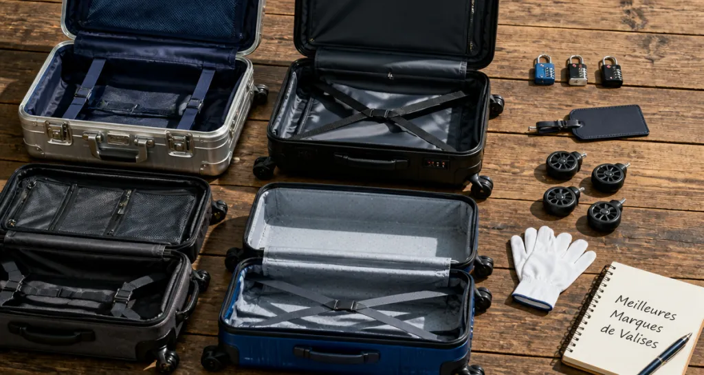 marques valises différentes matières accessoires