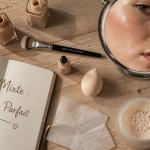 peau mixte quel fond de teint flatlay produits