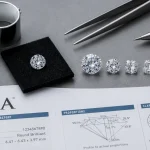 pureté diamant analyse loupe certificat GIA