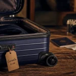 Valise garantie à vie avec serrure TSA et étiquette