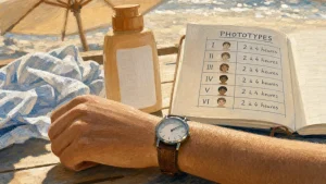 Combien de temps pour bronzer : phototypes et règles de sécurité solaire
