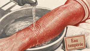Comment faire dérougir un coup de soleil : eau tempérée 15 minutes sur peau rouge
