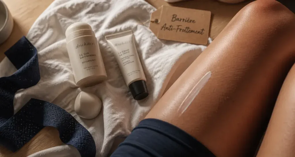 Crème anti frottement : limite rougeurs aux zones de friction