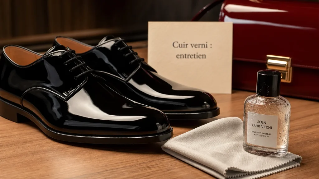 Cuir verni : entretien et éviter les rayures sur chaussures