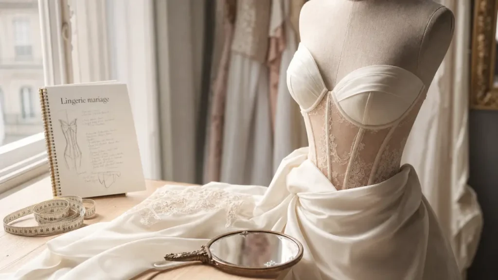 Lingerie mariage nude invisible sous la robe de mariée