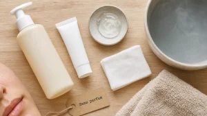 Nettoyant visage peau seche sans parfum, crème hydratante