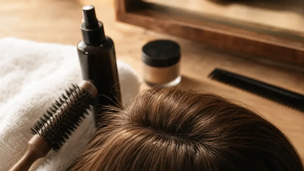 Volume cheveux fins : racines décollées et tenue durable