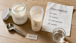 Collagène pur : critères d’achat marin, hydrolysé ou 2 kDa