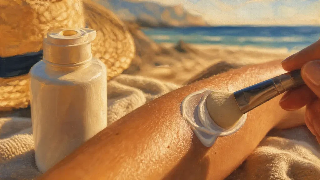 Combien de temps pour bronzer avec indice 50 : crème SPF 50