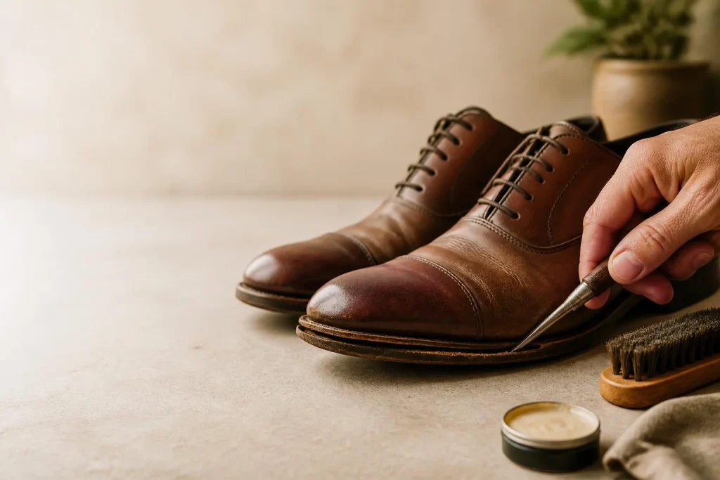 Cordonnier et cuir : 5 signes d’usure à traiter
