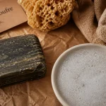 Dermasoufre savon au soufre pour acné, mousse granuleuse